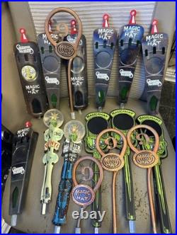 Magic Hat Rolling Rock Double Diamond Red Hook Beer Tap Handle Lot Of 40! Taps