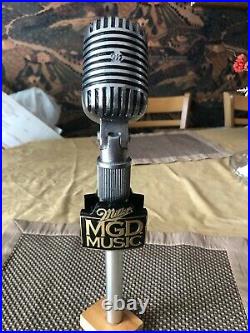 Mgd Miller Beer Music Microphone Tap Handle! Really Cool