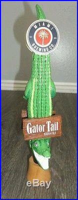 Miami Brewing Gator Tail Beer Tap Handle
