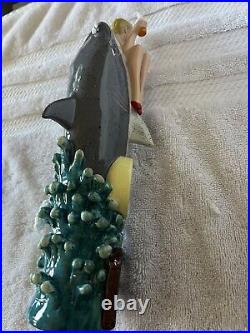 Miami Brewing Shark BEER Tap Handle Bait Bikini Girl 12 FLORIDA Brewery BAR