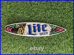 Miller Lite Beer Tap Handle Surfboard
