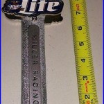 Miller Racing Miller Lite 10 Figural Wrench Beer Tap, Tapper Handle -NEW