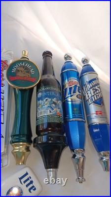 Mixed Lot Beer Tap Handles Lot Of 8