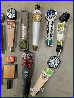 Mixed Lot Of 20 Beer Tap Handles Bar Wood Ceramic Keg Pull Knob Handle Taps