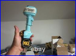 Mke Milwaukee Brewing Beer Tap Handle Figural Outboard Boat Motor Bar Pub L@@k