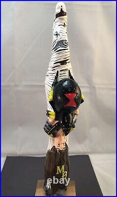 Moddy Brew Black Widow Stout Beer Tap Handle Figural Girl Beer Tap Handle