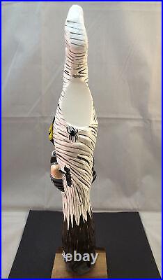 Moddy Brew Black Widow Stout Beer Tap Handle Figural Girl Beer Tap Handle