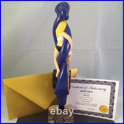 Moddy Brew Deep Troubles Blonde Ale Beer Tap Handle Figural Girl Beer Tap Handle