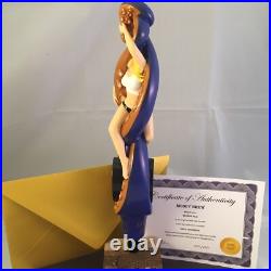 Moddy Brew Deep Troubles Blonde Ale Beer Tap Handle Figural Girl Beer Tap Handle