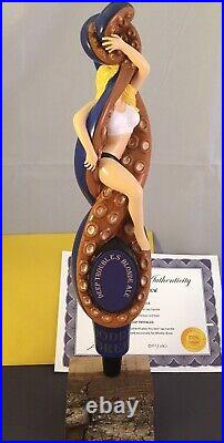 Moddy Brew Deep Troubles Blonde Ale Beer Tap Handle Rare Figural Girl Tap Handle Moddy Brew Deep Troubles Blonde Ale Beer Tap Handle Rare Figural Girl Tap Handle
