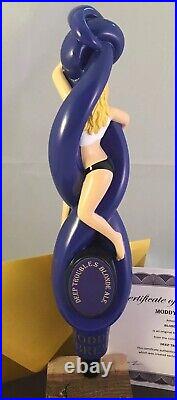 Moddy Brew Deep Troubles Blonde Ale Beer Tap Handle Rare Figural Girl Tap Handle Moddy Brew Deep Troubles Blonde Ale Beer Tap Handle Rare Figural Girl Tap Handle
