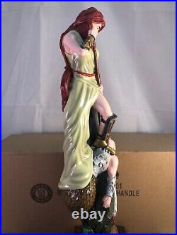 Moddy Brew Gorgon Conquest Red Ale Beer Tap Handle Rare Figural Girl Tap Handle Moddy Brew Gorgon Conquest Red Ale Beer Tap Handle Rare Figural Girl Tap Handle