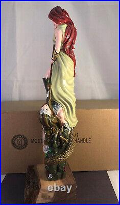 Moddy Brew Gorgon Conquest Red Ale Beer Tap Handle Rare Figural Girl Tap Handle Moddy Brew Gorgon Conquest Red Ale Beer Tap Handle Rare Figural Girl Tap Handle