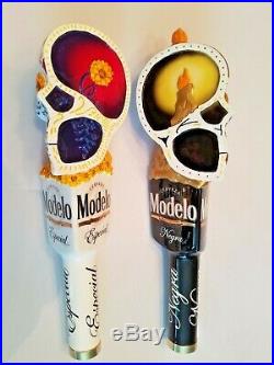 Modelo Dual Especial Negra Dia De Los Muertos Sugar Skull NIB Beer Tap Handle
