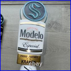 Modelo Especial 2 Beer Tap Keg Handle SEATTLE KRAKEN! Inaugural 2021 Brand New