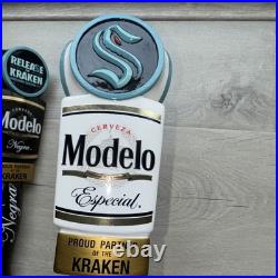 Modelo Especial 2 Beer Tap Keg Handle SEATTLE KRAKEN! Inaugural 2021 Brand New