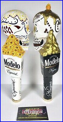 Modelo Especial Cerveza Day Of The Dead Skull Beer Tap Handle Set 12 Tall RARE Modelo Especial Cerveza Day Of The Dead Skull Beer Tap Handle Set 12 Tall RARE