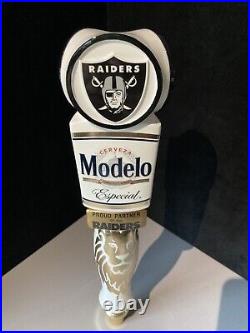 Modelo Especial Raiders Las Vegas Beer Tap Handle Football Helmet Bar Lot R Modelo Especial Raiders Las Vegas Beer Tap Handle Football Helmet Bar Lot R