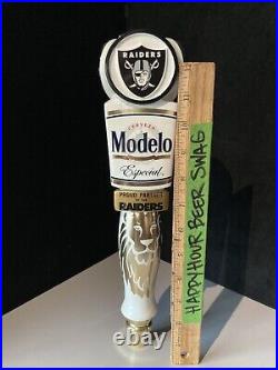 Modelo Especial Raiders Las Vegas Beer Tap Handle Football Helmet Bar Lot R Modelo Especial Raiders Las Vegas Beer Tap Handle Football Helmet Bar Lot R