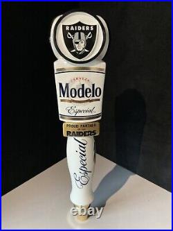Modelo Especial Raiders Las Vegas Beer Tap Handle Football Helmet Bar Lot R Modelo Especial Raiders Las Vegas Beer Tap Handle Football Helmet Bar Lot R