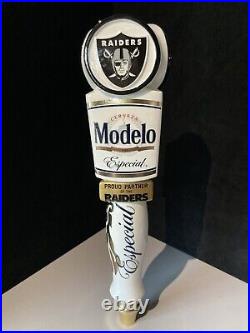 Modelo Especial Raiders Las Vegas Beer Tap Handle Football Helmet Bar Lot R Modelo Especial Raiders Las Vegas Beer Tap Handle Football Helmet Bar Lot R