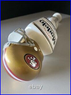 Modelo Especial San Francisco 49ers Beer Bar Tap Handle With Football Helmet