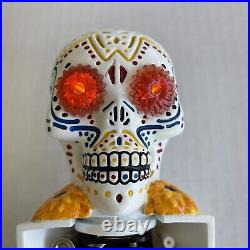Modelo Light Up Skull Beer Tap Handle Day Of The Dead Rare