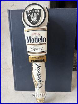 Modelo Raiders Beer Tap Handle