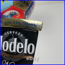 Modelo World Cup Dual Beer Tap Handle Set Especial and Negra Football Soccer Modelo World Cup Dual Beer Tap Handle Set Especial and Negra Football Soccer
