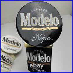 Modelo World Cup Dual Beer Tap Handle Set Especial and Negra Football Soccer Modelo World Cup Dual Beer Tap Handle Set Especial and Negra Football Soccer