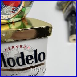 Modelo World Cup Dual Beer Tap Handle Set Especial and Negra Football Soccer Modelo World Cup Dual Beer Tap Handle Set Especial and Negra Football Soccer