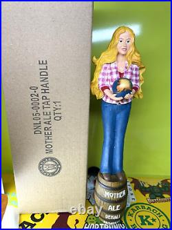 Mother Ale Denali Brewing BEER Tap Handle Girl Woman New In Box ALASKA World