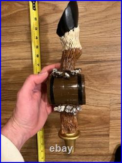 Mule Kick Beer Tap Handle Knob Top Draft Kegerator Bar Brewing Oatmeal Stout