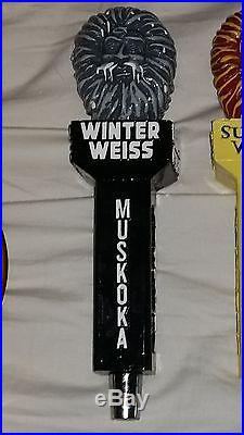 Muskoka Brewery Winter Weiss Craft Beer Tap Handle