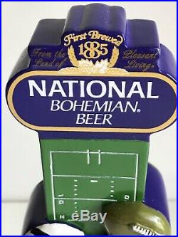 NATIONAL BOHEMIAN NATTY BOH Football Rare beer tap handle
