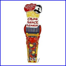NATIONAL BOHEMIAN Natty Boh Crab Shack Shandy Craft Beer Tap Handle Baltimore MD NATIONAL BOHEMIAN Natty Boh Crab Shack Shandy Craft Beer Tap Handle Baltimore MD
