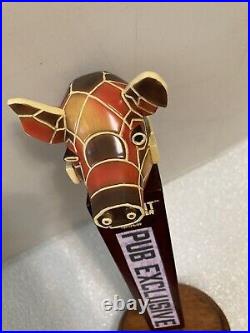 NEVINS BREWING MIDNIGHT PIG PUB EXCLUSIVE Draft beer tap handle. ILLINOIS