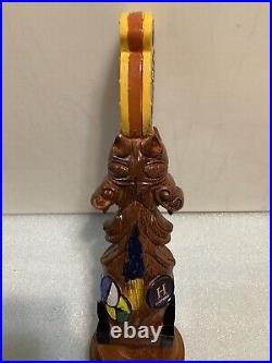 NEWCASTLE HISTORY CHANNEL VIKINGS AMBER ALE draft beer tap handle. ENGLAND