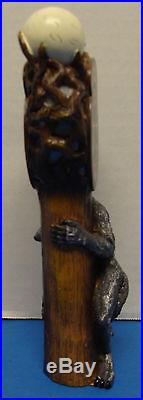 NEWCASTLE WEREWOLF BLOOD RED ALE FIGURAL 7 BEER TAP HANDLE NEW