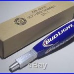 NEW Bud Light Iconic Tall Beer Tap Handle Budweiser With Box keg Brewery Red Blue