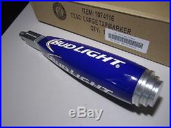 NEW Bud Light Iconic Tall Beer Tap Handle Budweiser With Box keg Brewery Red Blue
