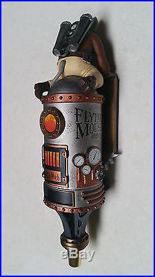 NEW IN BOX Flying Mouse Brewery Beer Tap Handle Incredible! RARE Steampunk