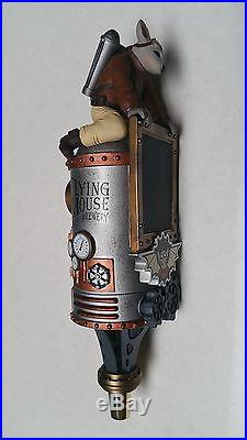 NEW IN BOX Flying Mouse Brewery Beer Tap Handle Incredible! RARE Steampunk