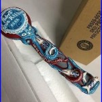 NEW IN BOX Pabst Blue Ribbon Art Series OCTOPABST Beer Tap Handle