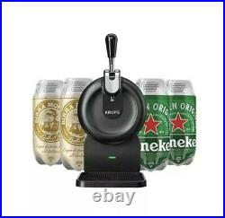 NEW Krups The Sub Compact Beer Dispenser Tap Draught Keg Machine System Black