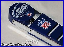 NEW! NFL Bud Light Yard Marker Short Tap Handle Beer Super bowl Football bud