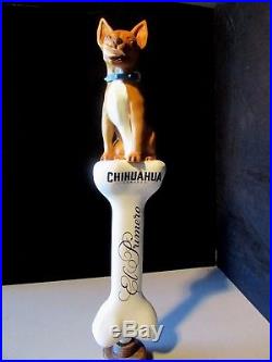 NEW rare Chihuahua El Primero Dog beer tap handle Bar Kegerator pull Craft Lot