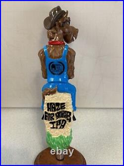 NE-HF BARN BREW HAZE FOR HORSES IPA COWBOY STALLION beer tap handle. CONNECTICUT NE-HF BARN BREW HAZE FOR HORSES IPA COWBOY STALLION beer tap handle. CONNECTICUT