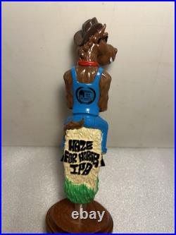 NE-HF BARN BREW HAZE FOR HORSES IPA COWBOY STALLION beer tap handle. CONNECTICUT