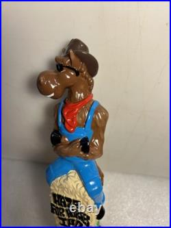 NE-HF BARN BREW HAZE FOR HORSES IPA COWBOY STALLION beer tap handle. CONNECTICUT